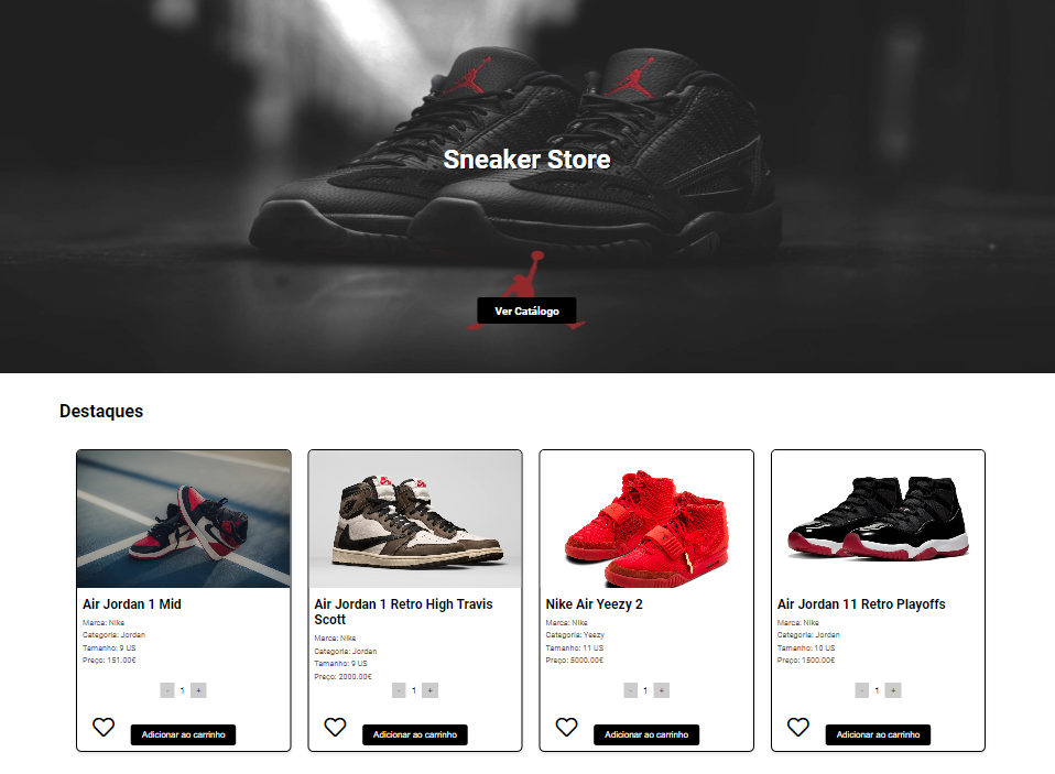 Image of the Sneaker Store project